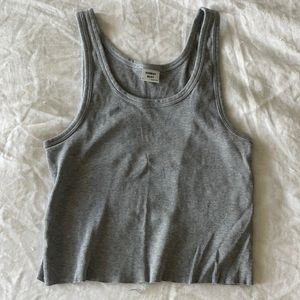 Aritzia Sunday best Carey tank gray size L